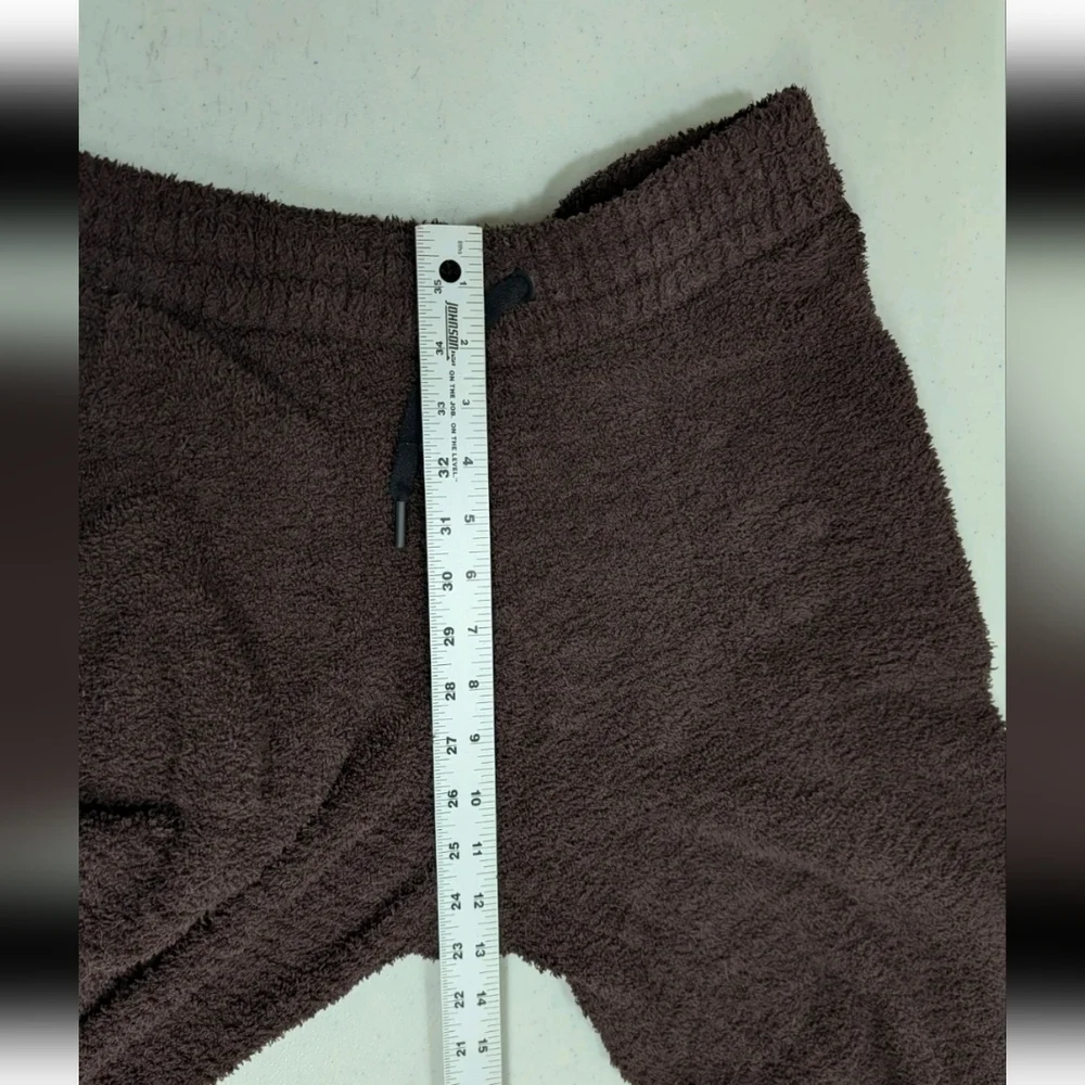 Natori Akio Cheniile Jogger Pants Mens L Brown Cozy Lounge Cabincore #1111 - Picture 8 of 11